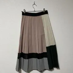 【ユナイテッドトウキョウ】マルチカラー プリーツスカート