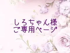 しろちゃん様ご専用ページです⟡.*