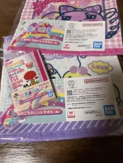 たまごっち一番くじ　E賞ハンカチ2枚　G賞セット