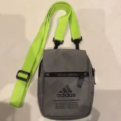 adidas グレー ショルダーバッグ