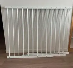 窓フェンス 転落防止柵 ホワイト ベビーゲート 壁取り付け式