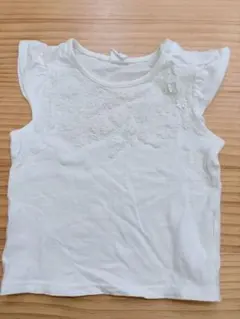 赤ちゃん本舗 フリル袖 Tシャツ 80 ベビー服　子供服