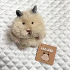644 ふゎふゎくまさん帽子ポシェットセット はむにぎり ぬいぐるみ洋服