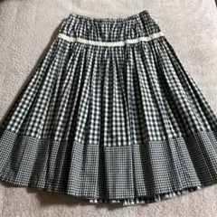 tricot COMME des GARÇONS ギンガムチェックフレアスカート
