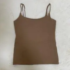 Zara キャミソール キャメル ブラウンのサムネイル