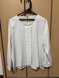 COMME CA ISM ホワイト長袖ブラウスのサムネイル