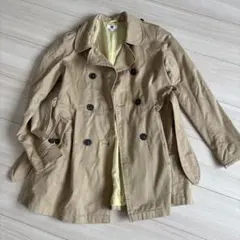 子供用　UNIQLOトレンチコート　ベージュ　150cm ガールズ