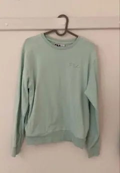 FILA フィラ トレーナー ミントグリーン　S ポケットあり　ユニセックス