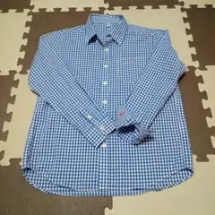 チェック柄 ボタンダウンシャツ　150 ユニクロ