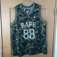 A BATHING APE カモ柄 バスケットボールシャツ 93 パープル A BATHING APE カモ柄 バスケットボールシャツ 93 パープル - メルカリ