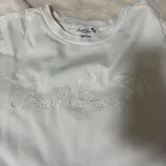 Arnold Palmer 刺繍ロゴ 長袖Tシャツ ホワイト