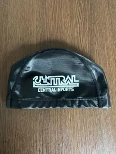 セントラルスポーツクラブ　スイミング　キャップ　黒　Mサイズ