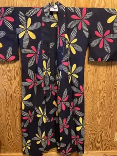 カラフル花柄 浴衣