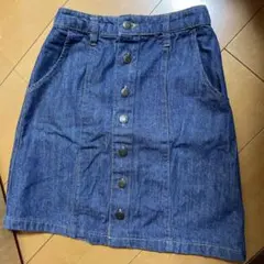 デニムボタン付きタイトスカート サイズ5