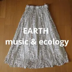 EARTH music & ecology レディース 小花柄 フレアスカート