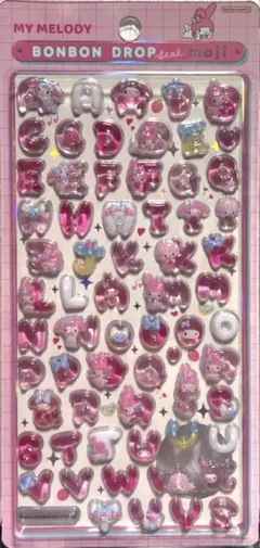 BON BON DROP マイメロディ文字シール