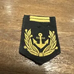 【ミリタリー】海上自衛隊風 階級章 ワッペン パッチ 錨 金刺繍 コレクター品のサムネイル