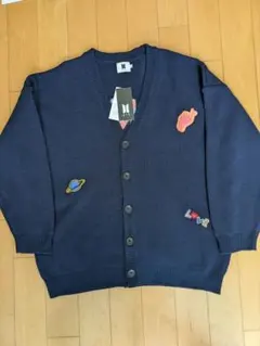 【新品】BTS 刺繍カーディガン ネイビー タグ付き