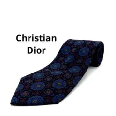 極美品 クリスチャンディオール Dior ネクタイ シルク 681910