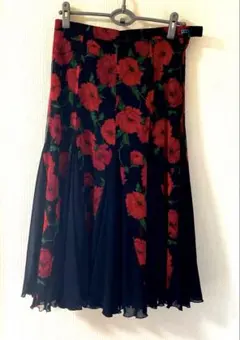 新品　豪華　社交ダンス　黒　赤　ベージュ　スカート　花柄　パーティ　4275 楽天市場】レディース 社交ダンス衣装 モダンドレス フリル