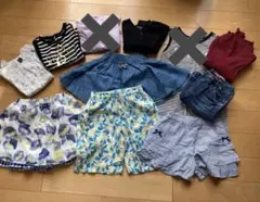 子供服 まとめ売り 女の子 9点セット　evercloset、コムサ含む