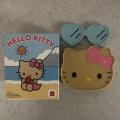 マクドナルド　ハッピーセット　日焼けキティ　サングラスカップつきミニトレー