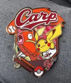 オリジナル ポケモン ピンバッジ ピカチュウ カープ 30周年 2個セット