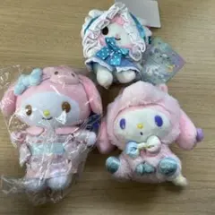 マイメロディ シナモロール ポムポムプリン ぬいぐるみ 3体セット