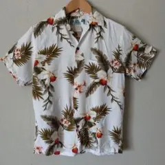 ハワイ製　TWO PALMS　アロハシャツ　トップス　メンズ　XSのサムネイル