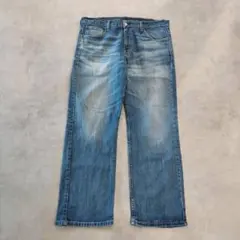リーバイス569 Levis W34 ブルーデニム 青 古着 ボトム 19337