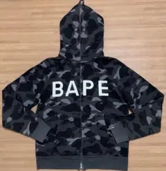 APE BAPE ロゴ パーカー M スウェット シャーク ジップパーカー