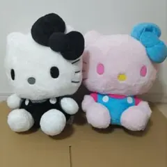 ハローキティ『モノクロドール GJ＆ぴんくとみずいろドール GJ』2種セット