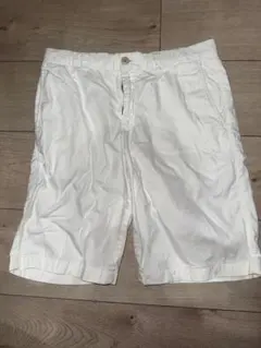 ユニクロ　UNIQLO ホワイト　ショートパンツ M