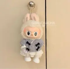 labubu洋服　ラブブぬいぐるみ着　　17cm着せ替え服　4点セット　可愛い