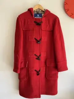 BURBERRY BLUE LABEL ダッフルコート レッド