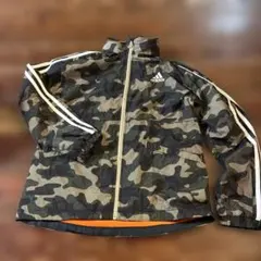 【 adidas 】 アディダス ナイロン ジャケット パーカー 140㎝