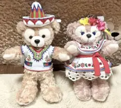 ダッフィー シェリーメイ ぬいぐるみバッジ メキシカン メキシコ