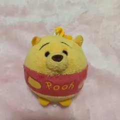 プーさん ぬいぐるみ ストラップ付き 約12cm