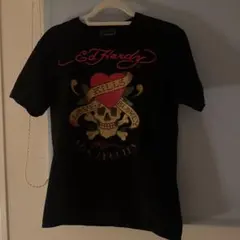 希少/Y2K】Ed Hardy ラインストーン スカル バイク Tシャツ 黒 - メルカリ
