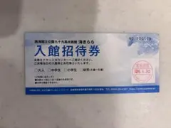 九十九島水族館　海きらら　入館招待券のサムネイル