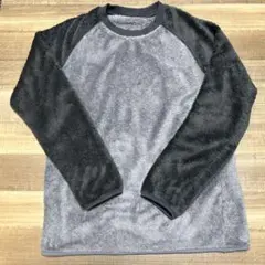 ユニクロ　グレー フリース ルームウェアセット