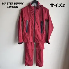MASTER BUNNY EDITION レディース レインウェア レッド 2026年最新】MASTER BUNNY EDITION ゴルフ レディース レインウェアの