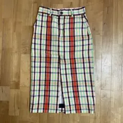 ZARA チェック柄 タイトスカート S
