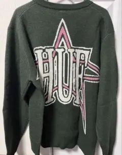 HUF ダークグリーン トレーナー M