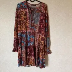 ZARA長袖ワンピース