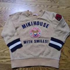 Miki House ベージュ トレーナー 100cm