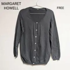 MARGARET HOWELL カーディガン リネン混 ダークグレー 2 M - メルカリ