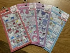 サンリオ　プラスチックモデル風シール 正規品　プラモデルシール　4枚セット