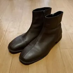 ORiental TRaffic ソフトレザーショートブーツ 茶ブラウン25cm