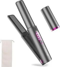 ヘアアイロン コードレス 2way MAX200℃ 3段階温度調整